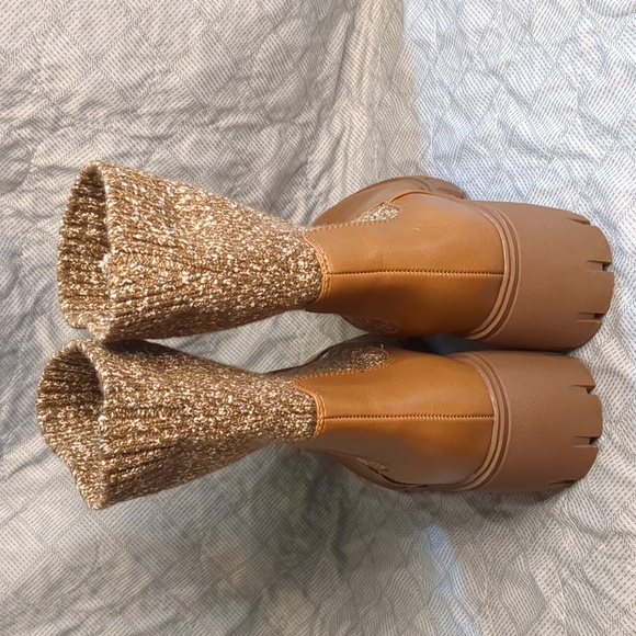 Universal Thread Stylish Tan Ankle Boots for Women - Picture 6 of 16